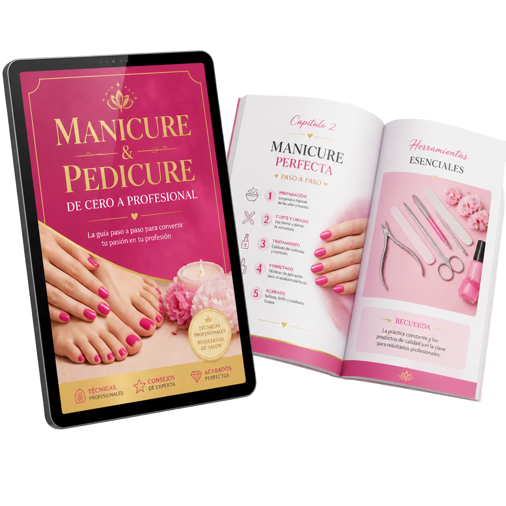 Mockup del manual Manicure & Pedicure